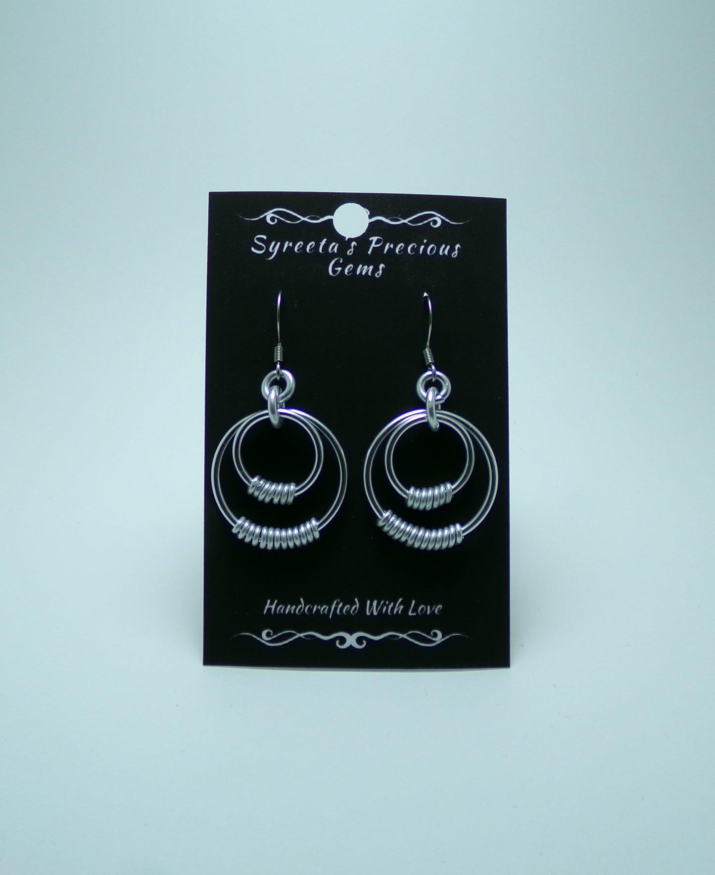 Coiled Double Hoop Earrings