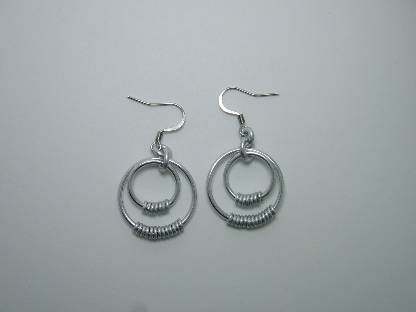 Coiled Double Hoop Earrings