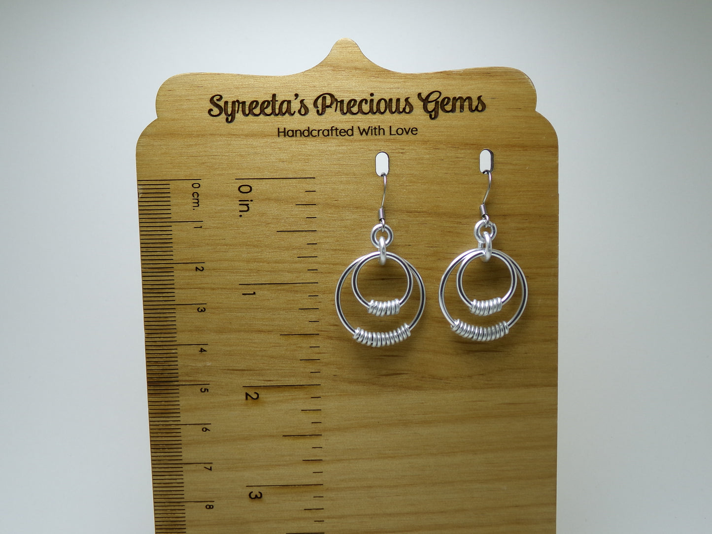 Coiled Double Hoop Earrings