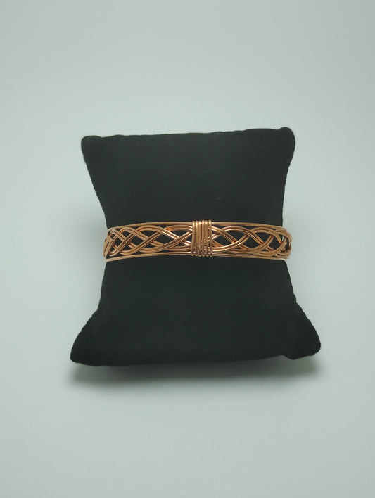 Braided Copper Cuff