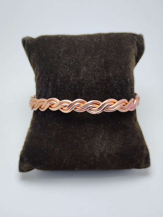 Wavy Copper Bracelet
