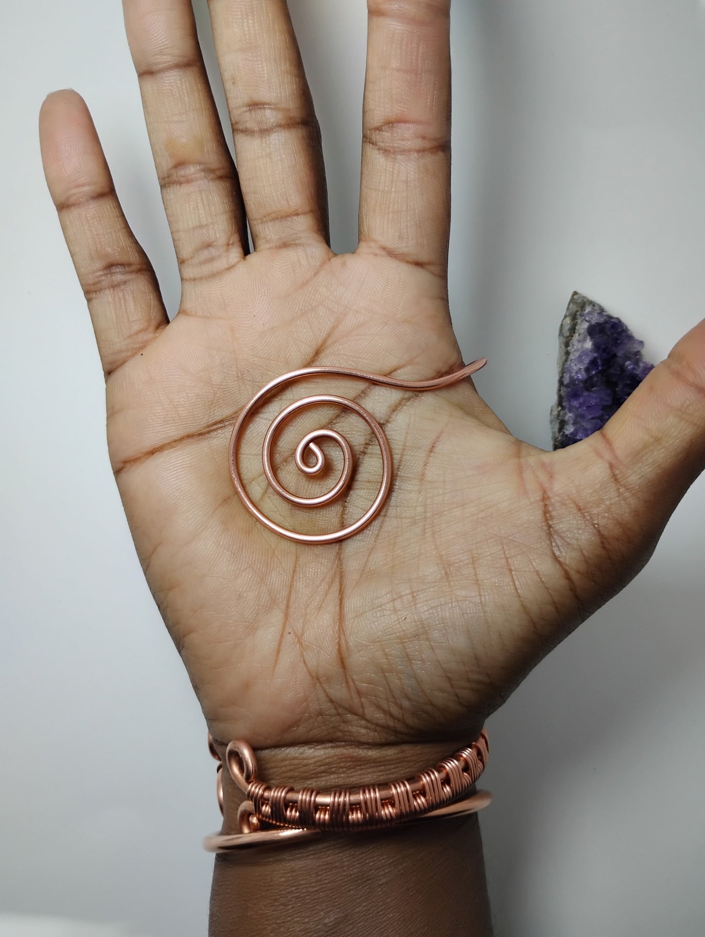 Spiral Palm Ring/Cuff