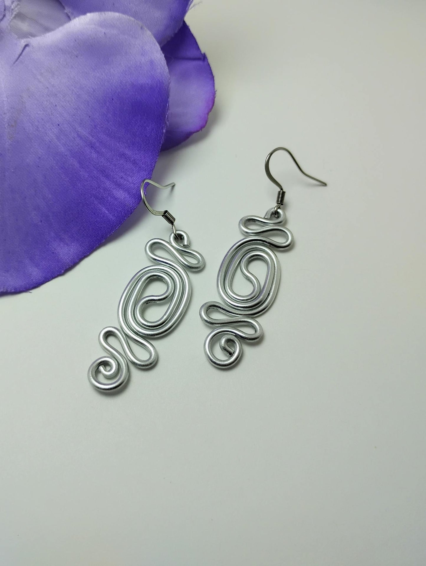 Abstract Dangle Earrings