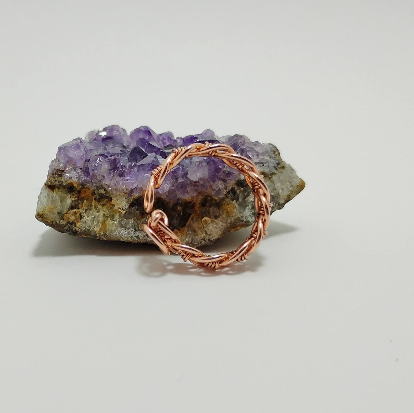 Wire Wrapped Copper Ring