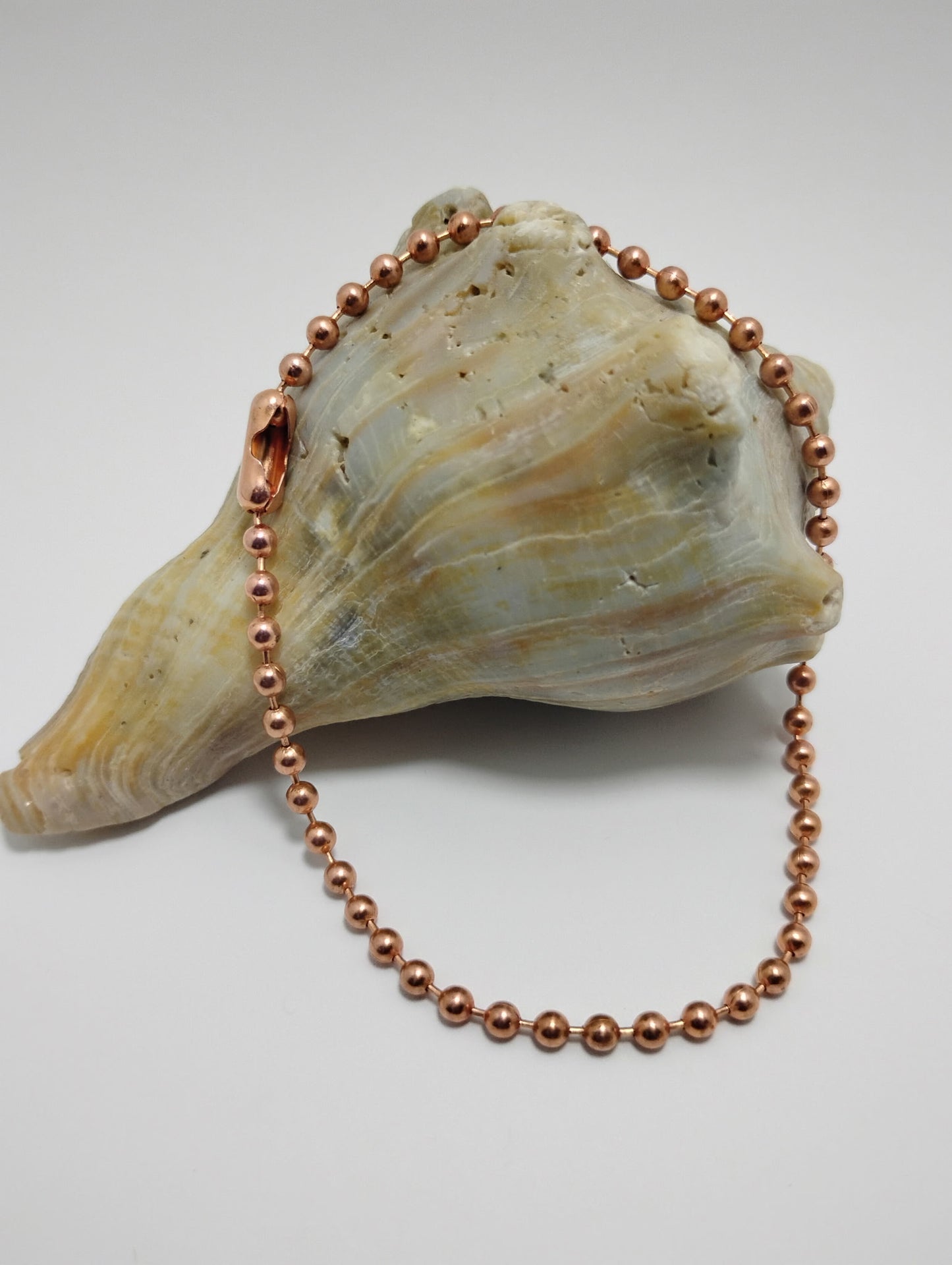 Copper Bead Chain Anklet