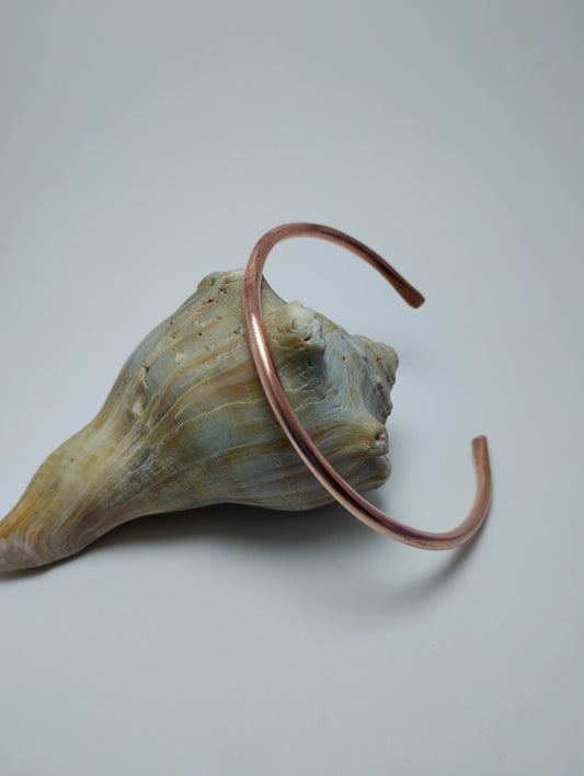 Simple Copper Cuff Bracelet