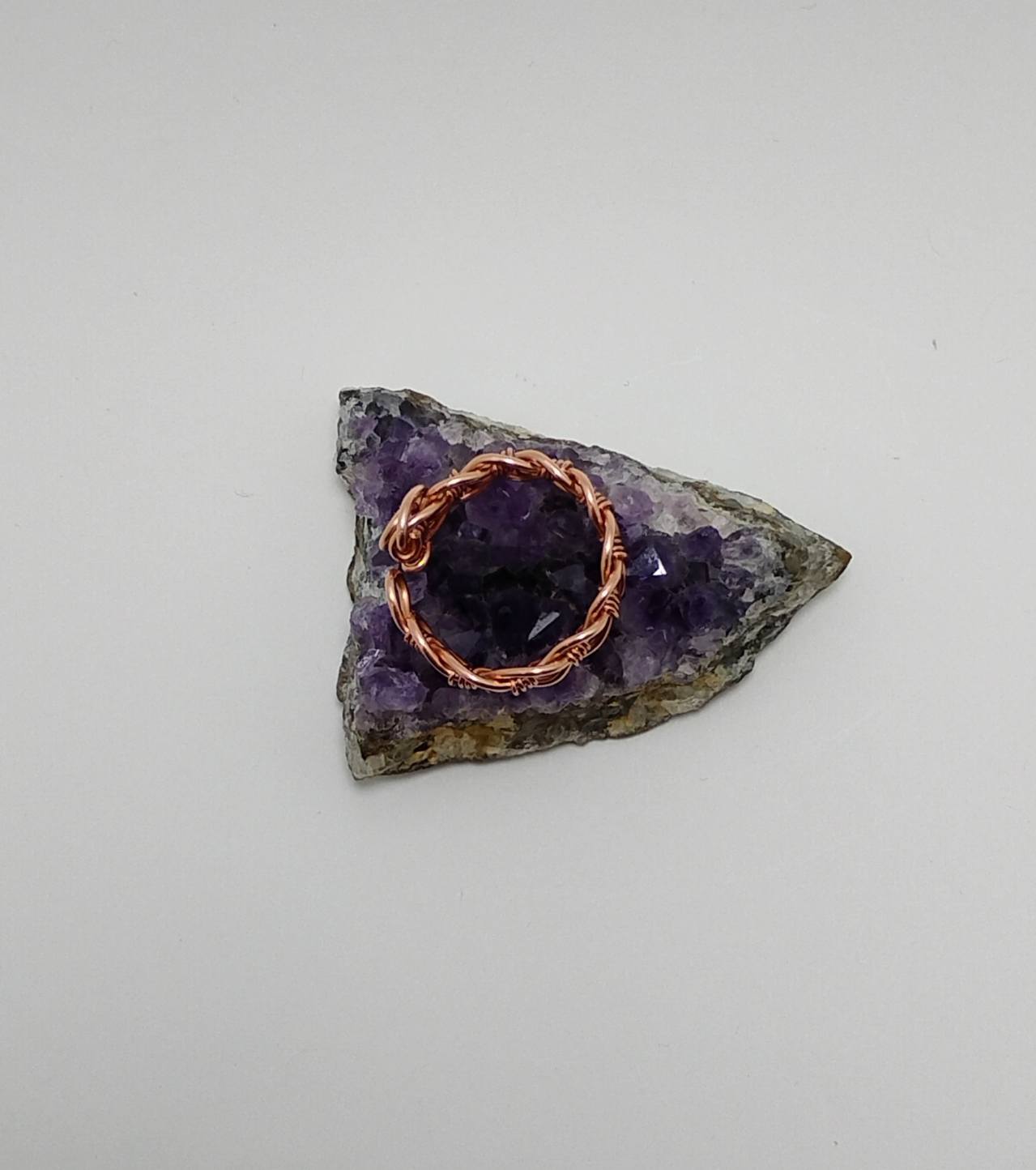 Wire Wrapped Copper Ring