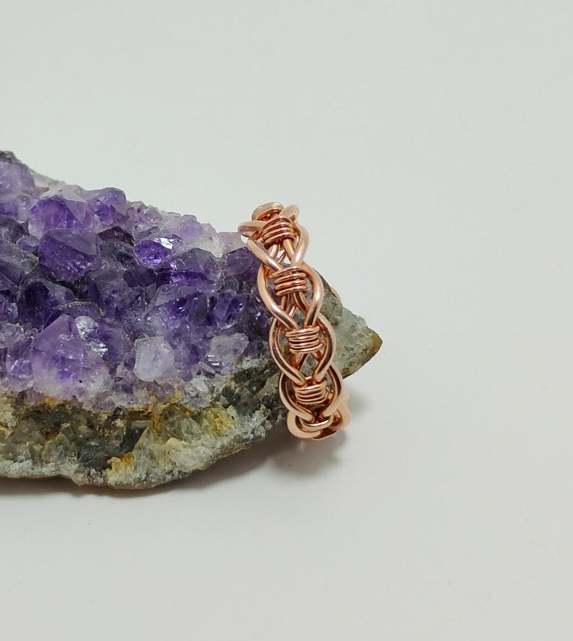 Wire Wrapped Copper Ring