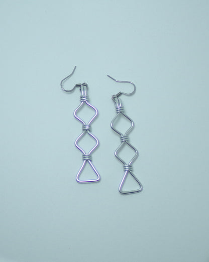 Geometric Dangle Earrings