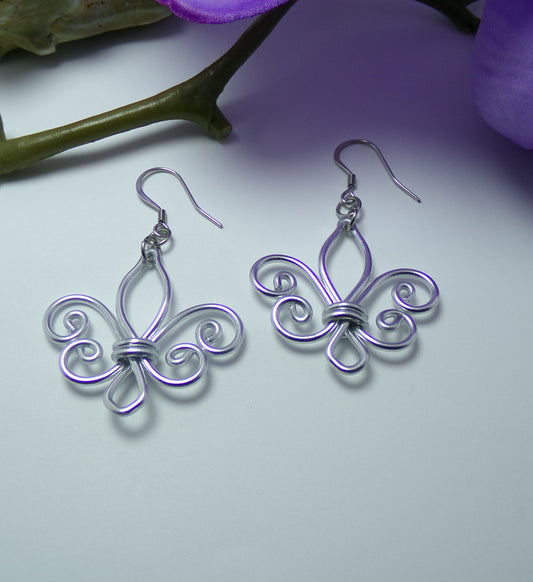 Handmade Fleur De Lis Earrings