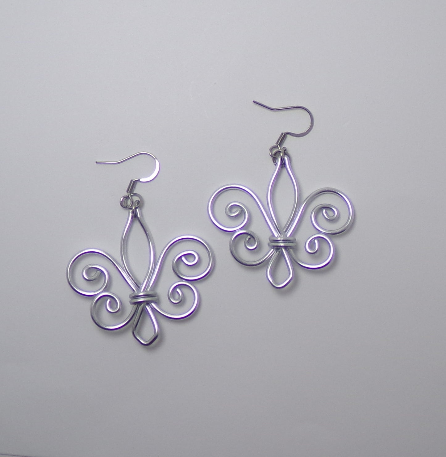 Handmade Fleur De Lis Earrings