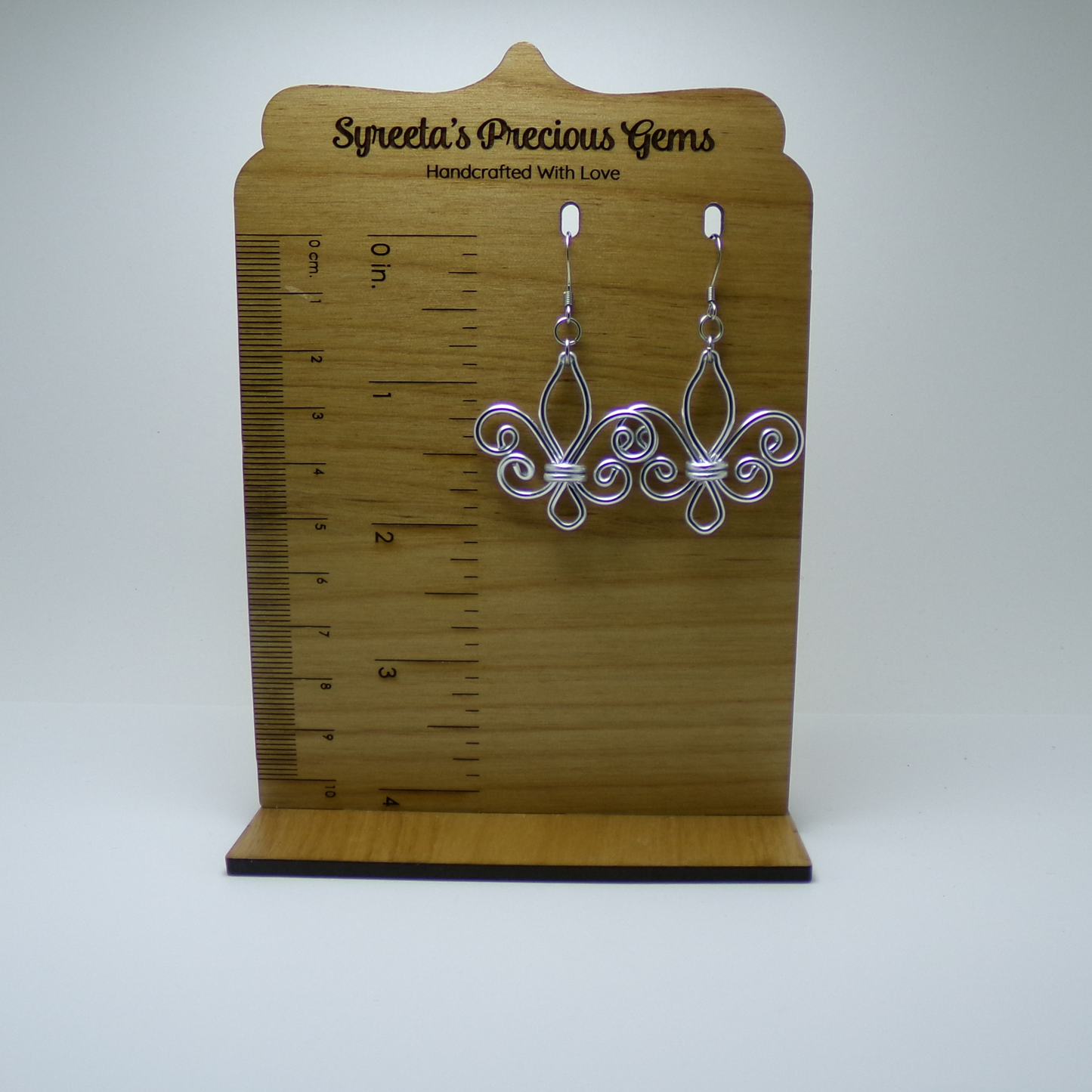 Handmade Fleur De Lis Earrings