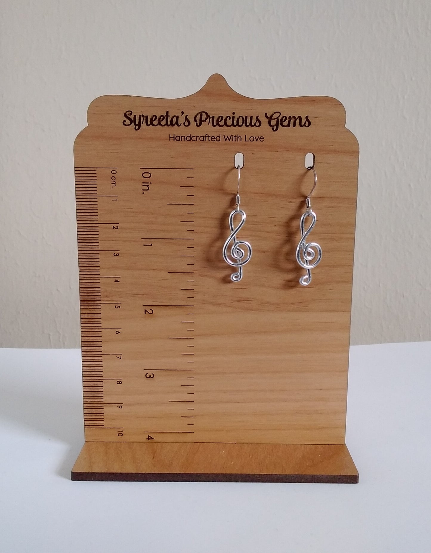 Handmade Music Note Earrings