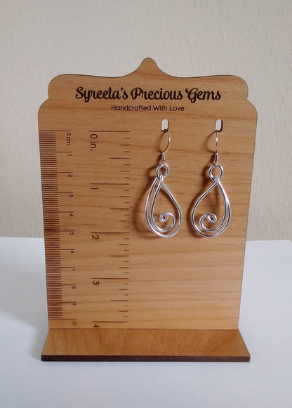 Dangle Swirl Earrings