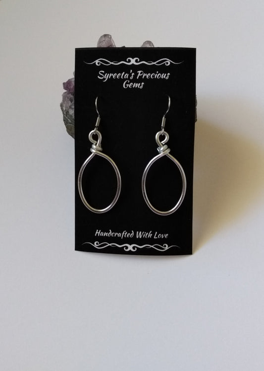 Oval Hoop Earrings