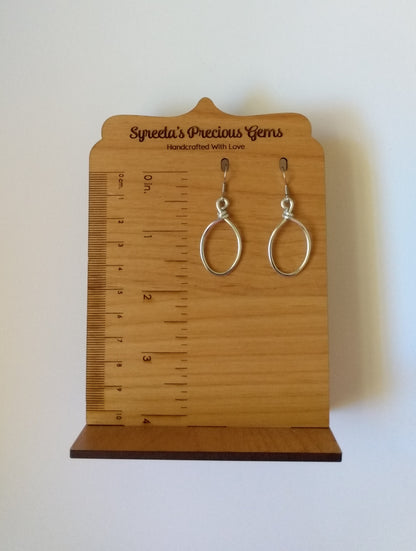 Oval Hoop Earrings