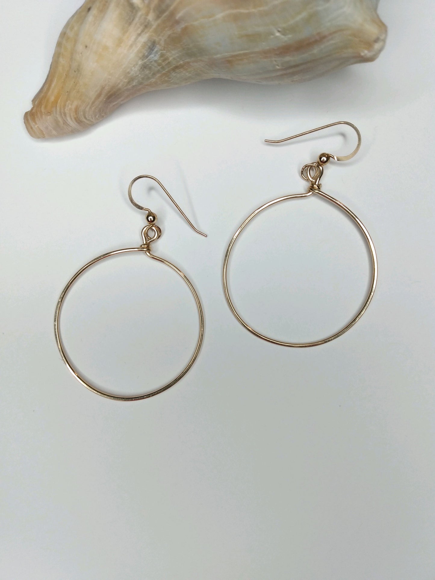 Large Gold Hoops