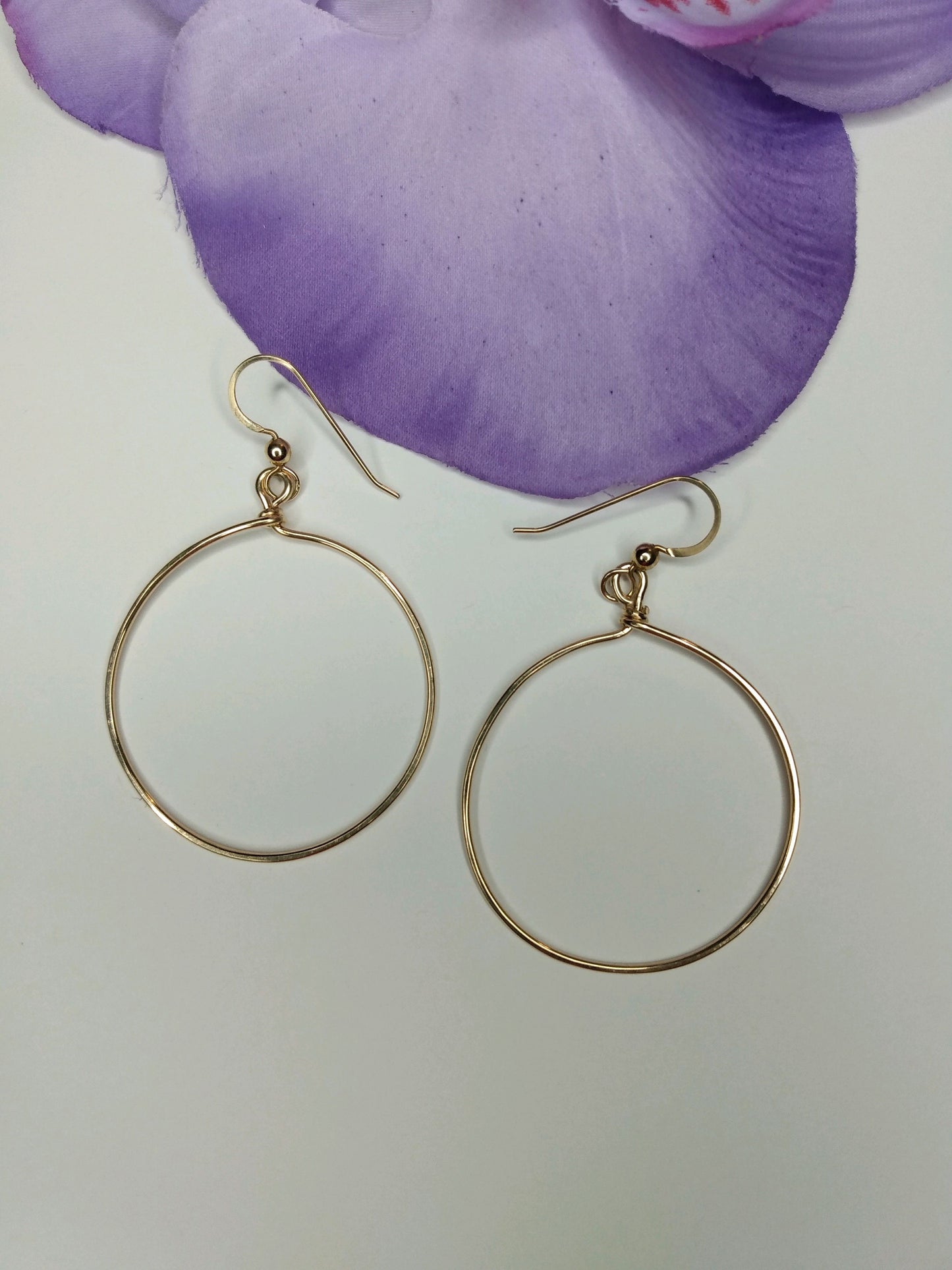 Large Gold Hoops