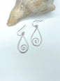 Sterling Silver Swirl Dangles