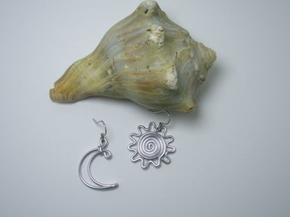 Sun and Moon Earrings