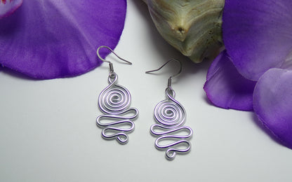 Dangle Swirl Earrings