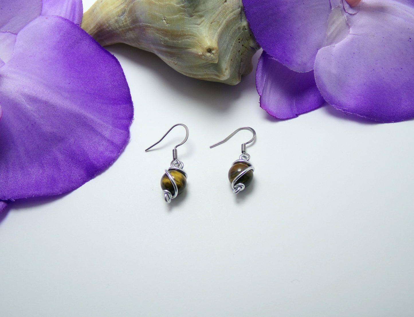 Tiger Eye Earrings