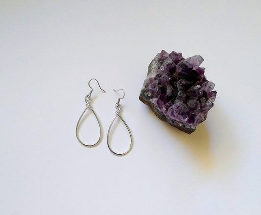 Teardrop Hoop Earrings