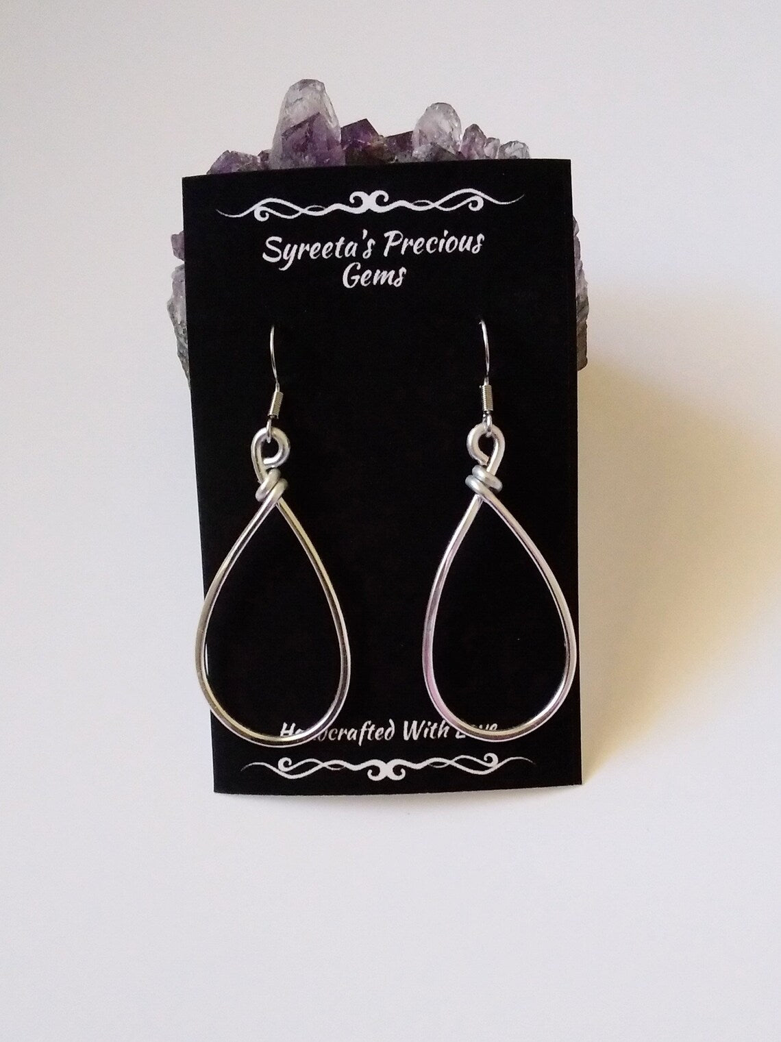 Teardrop Hoop Earrings