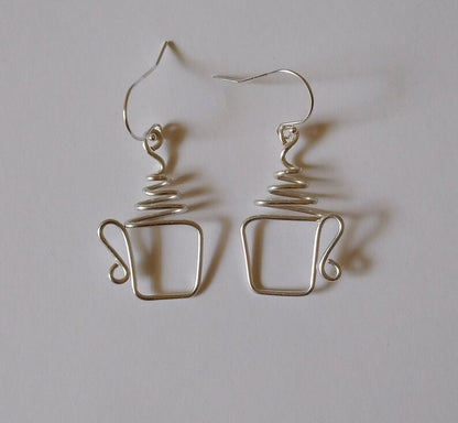 Coffee Mug Earrings