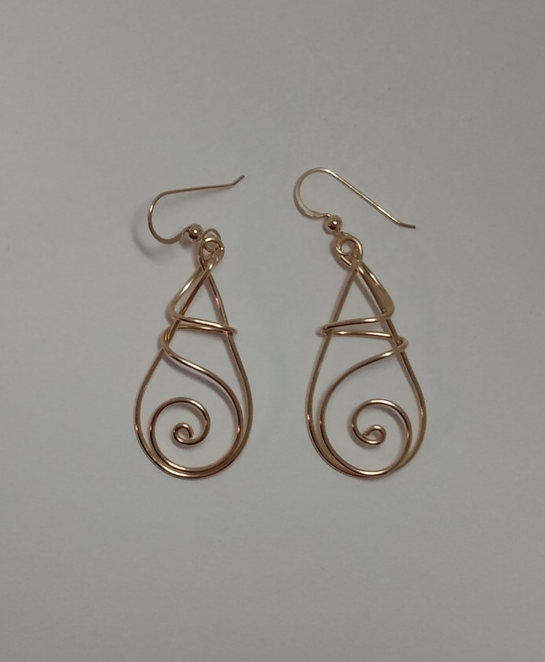 Gold Dangle Earrings