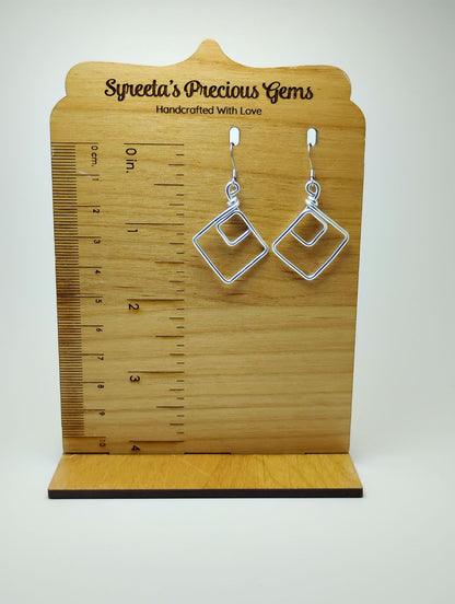 Double Diamond Dangles