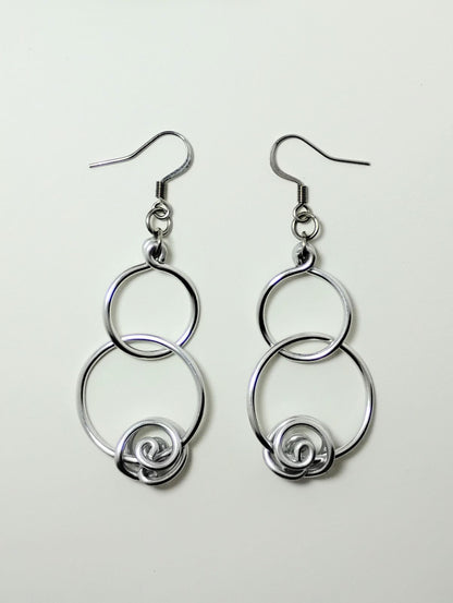 Double Circle Earrings