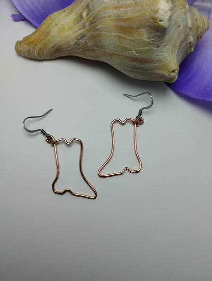 Boot Earrings