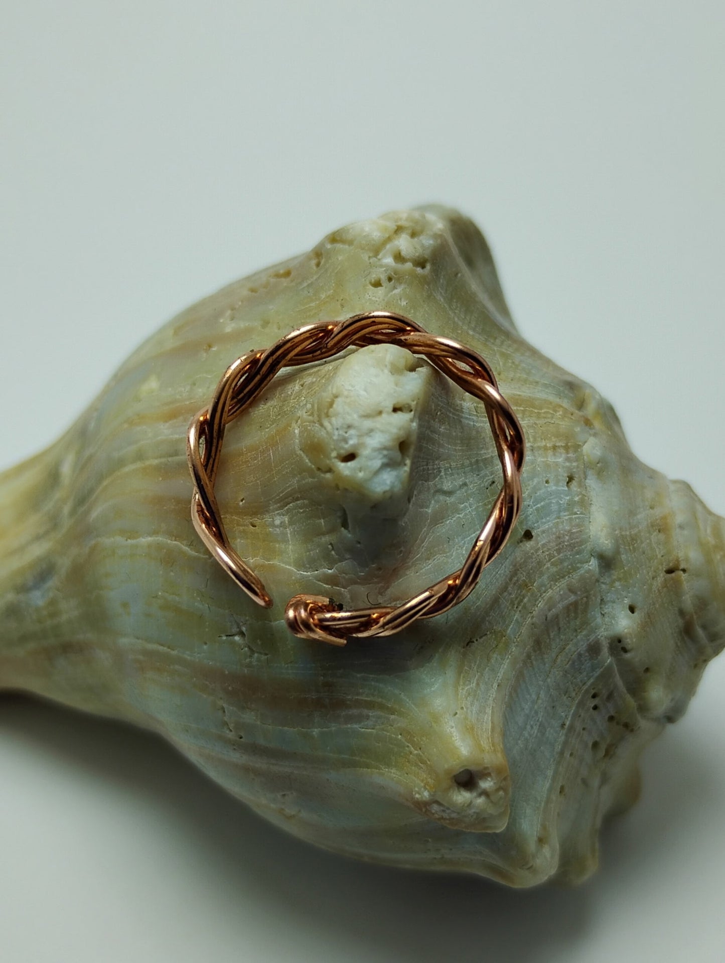 Wavy Copper Ring
