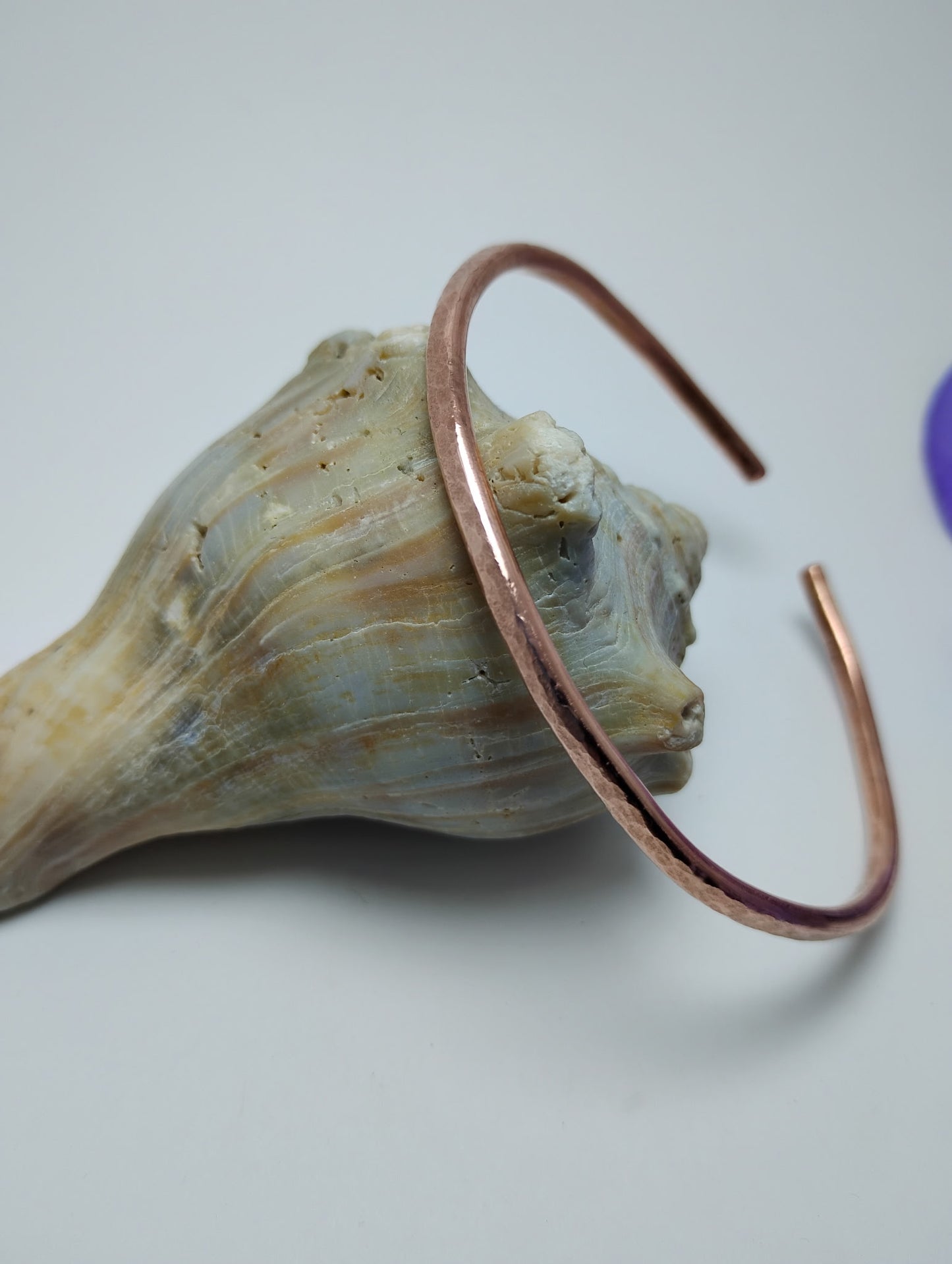 Hammered Copper Cuff Bracelet
