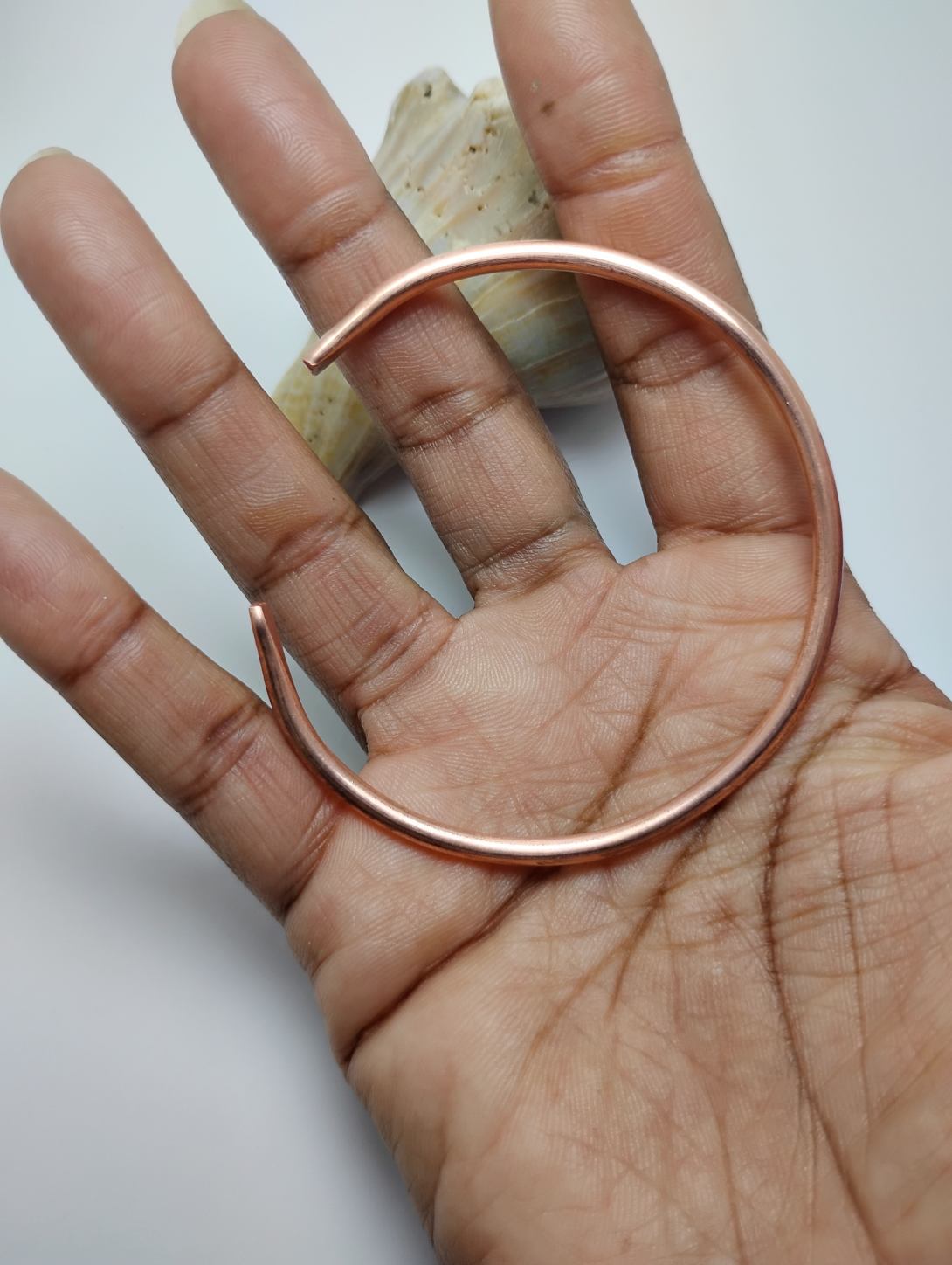 Simple Copper Cuff Bracelet