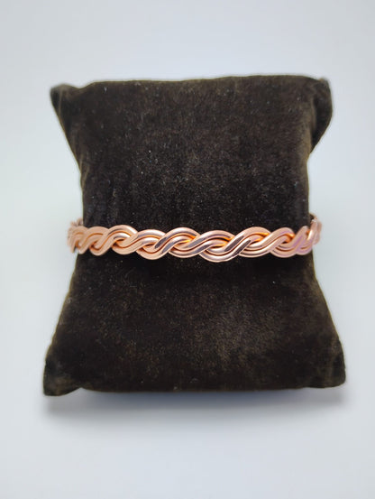 Wavy Copper Bracelet
