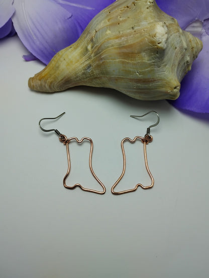 Boot Earrings