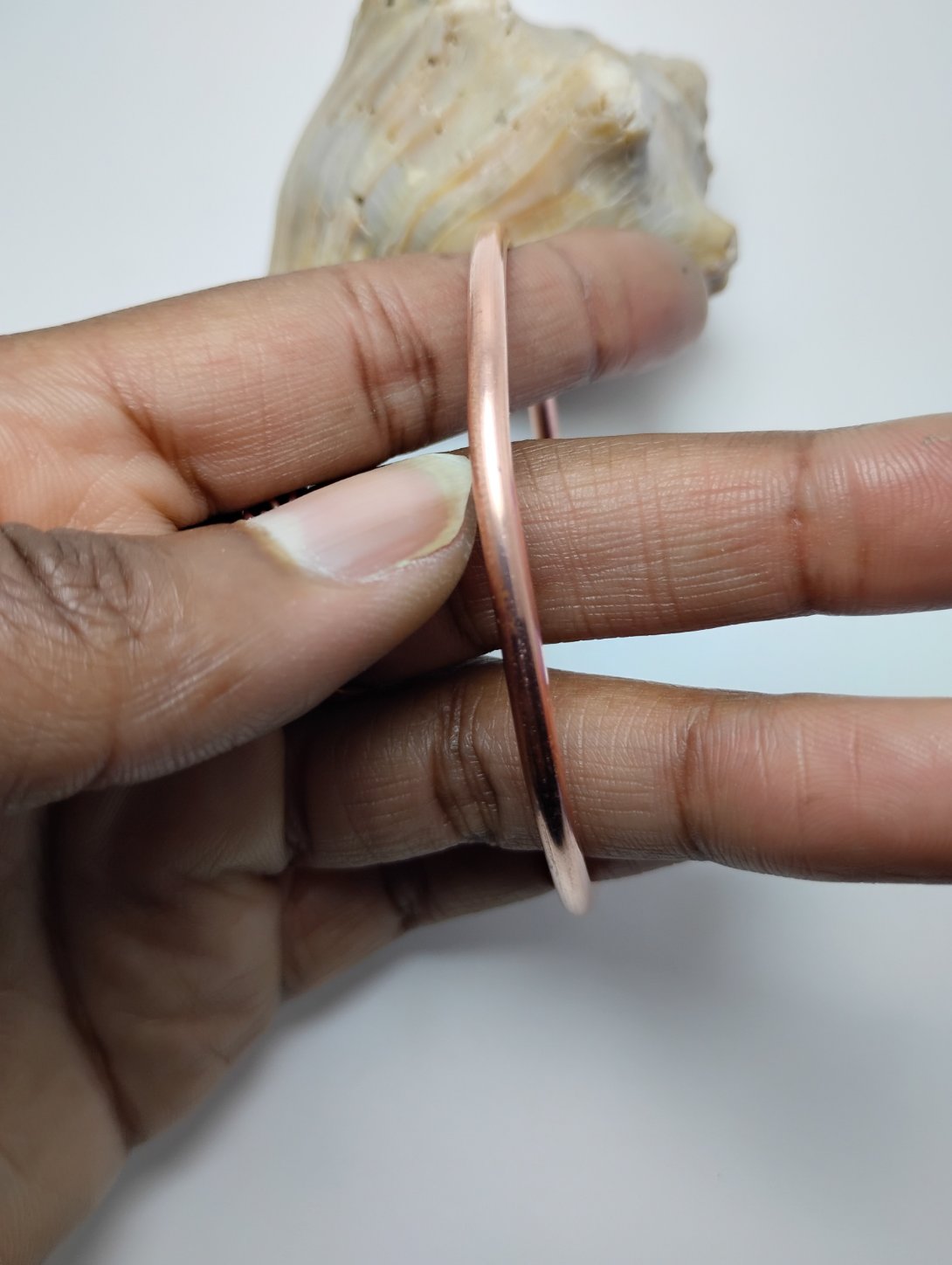 Simple Copper Cuff Bracelet
