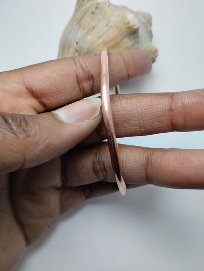 Simple Copper Cuff Bracelet