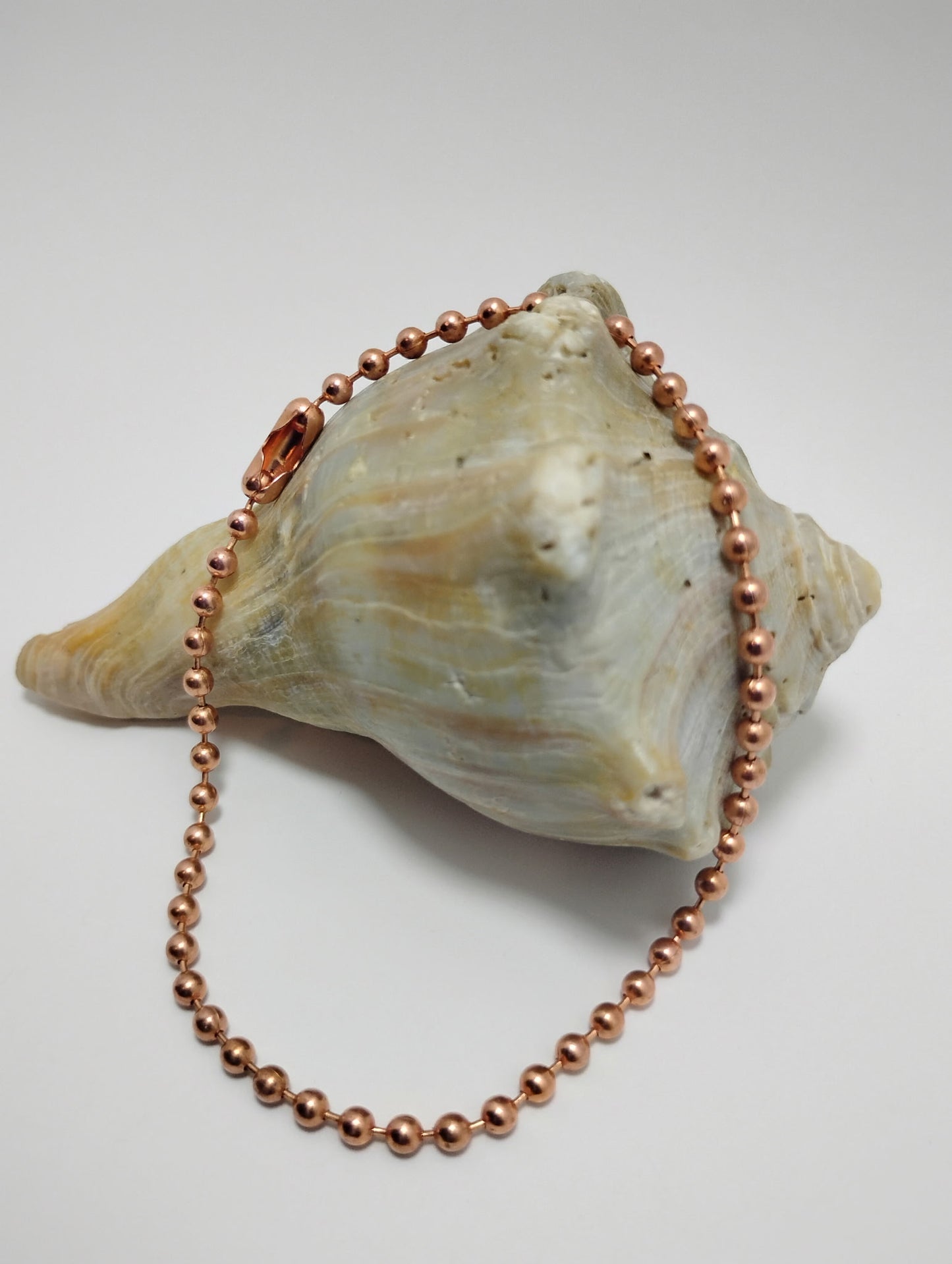 Copper Bead Chain Anklet