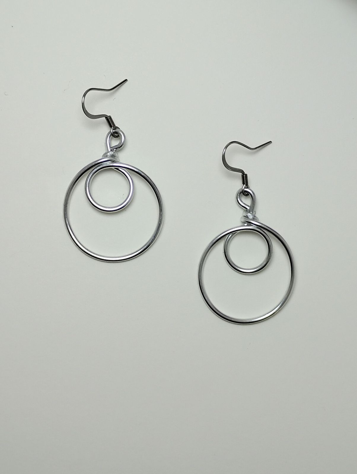 Double Hoop Dangles