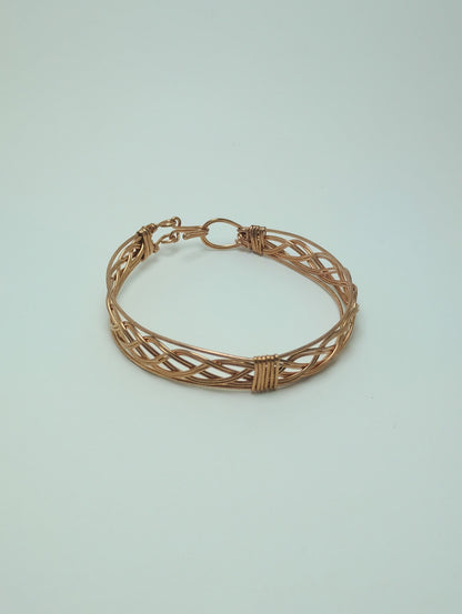 Braided Copper Cuff
