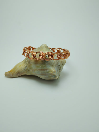 Twisted Wire Copper Bracelet