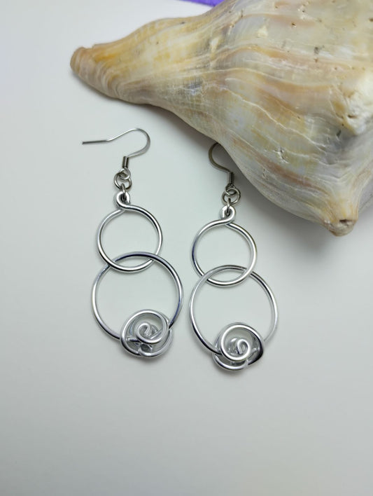 Double Circle Earrings