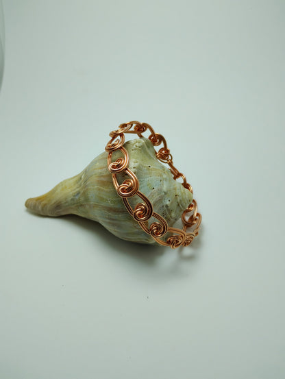 Twisted Wire Copper Bracelet