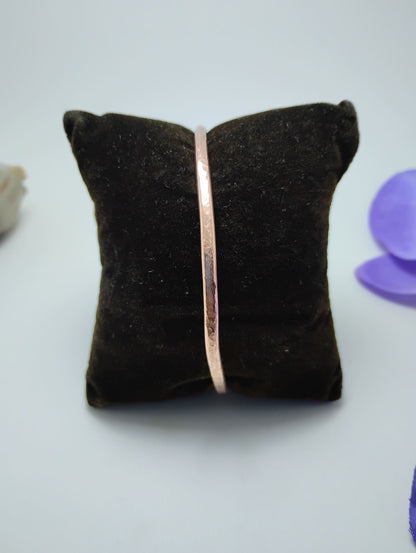 Hammered Copper Cuff Bracelet